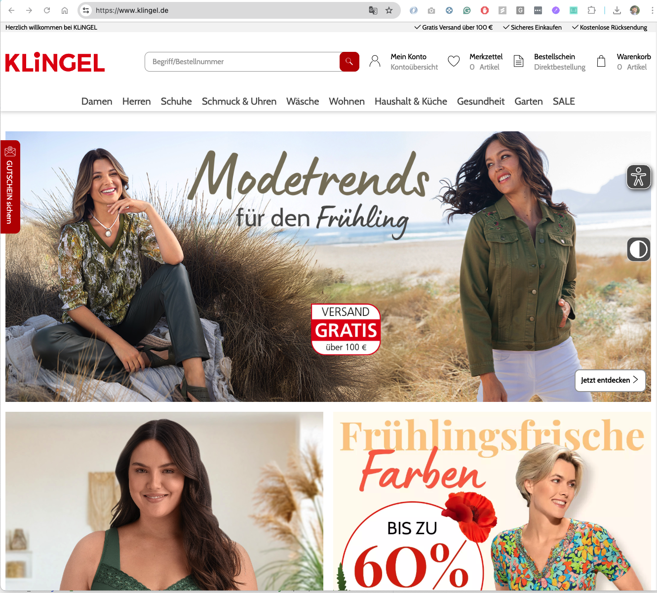 Klingel E-Commerce Platform