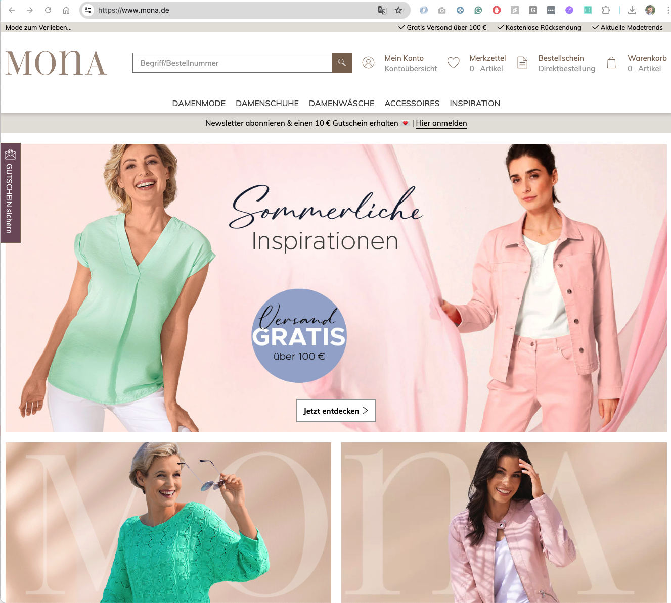 Mona E-Commerce Portal